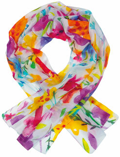Silk scarf "Fleurette"