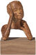 Skulptur "Besonnenheit", Bronze von Valerie Otte