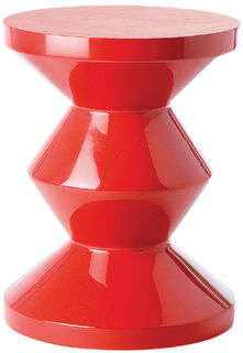 Stool / side table "Zig Zag Red"