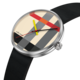 Bauhaus Walter Gropius "Forum Crossing Mondrian" polshorloge – Gemaakt in Duitsland – Saffierglas – 39 mm