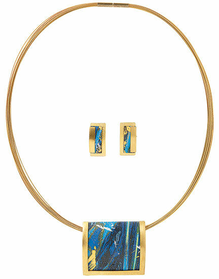 Jewellery set "Magic Blue" by Kreuchauff-Design