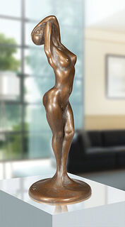 Skulptur "Weiblicher Akt", Bronze von Luigi Colani