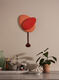 Reloj de pared "Mellow Clock", versión en rojo - Diseño Joe Parr de Design House Stockholm