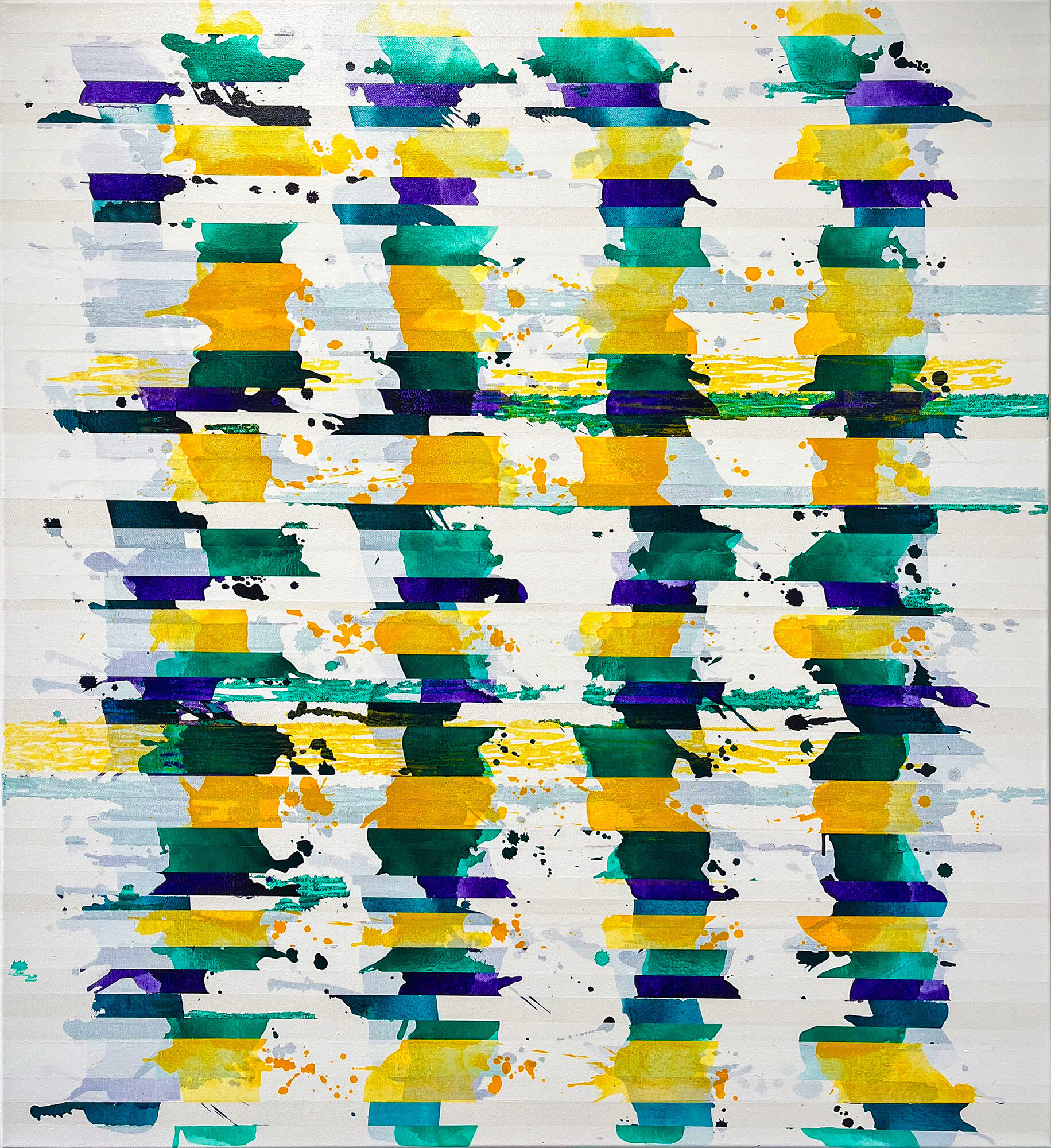 Picture "Dropping Line Transition" (2023) (Unique piece) by Ruri Matsumoto
