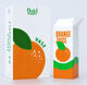 Ceramic vase / decorative object "Orange Juice" by Fluid Market