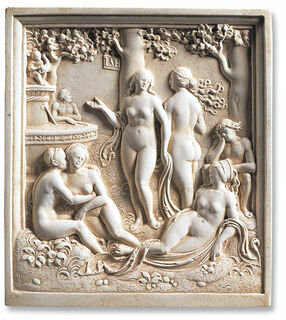 Relief "Liebesgarten", Kunstguss von Loy Hering