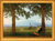 Picture "Garden Terrace", framed