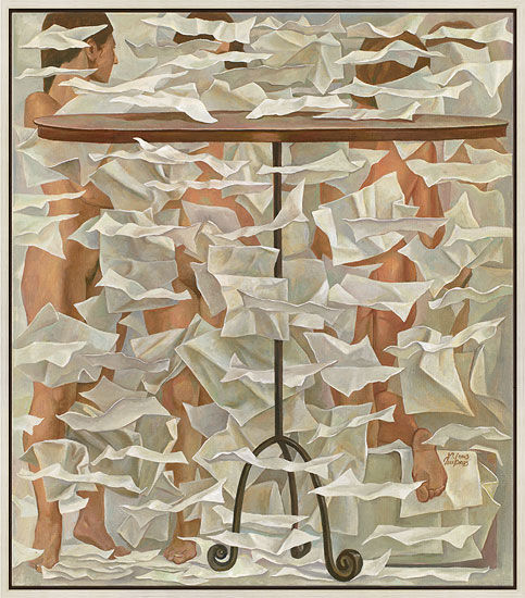 Obraz "Fall of Leaves" (2007), zarámováno od Kaikaoss