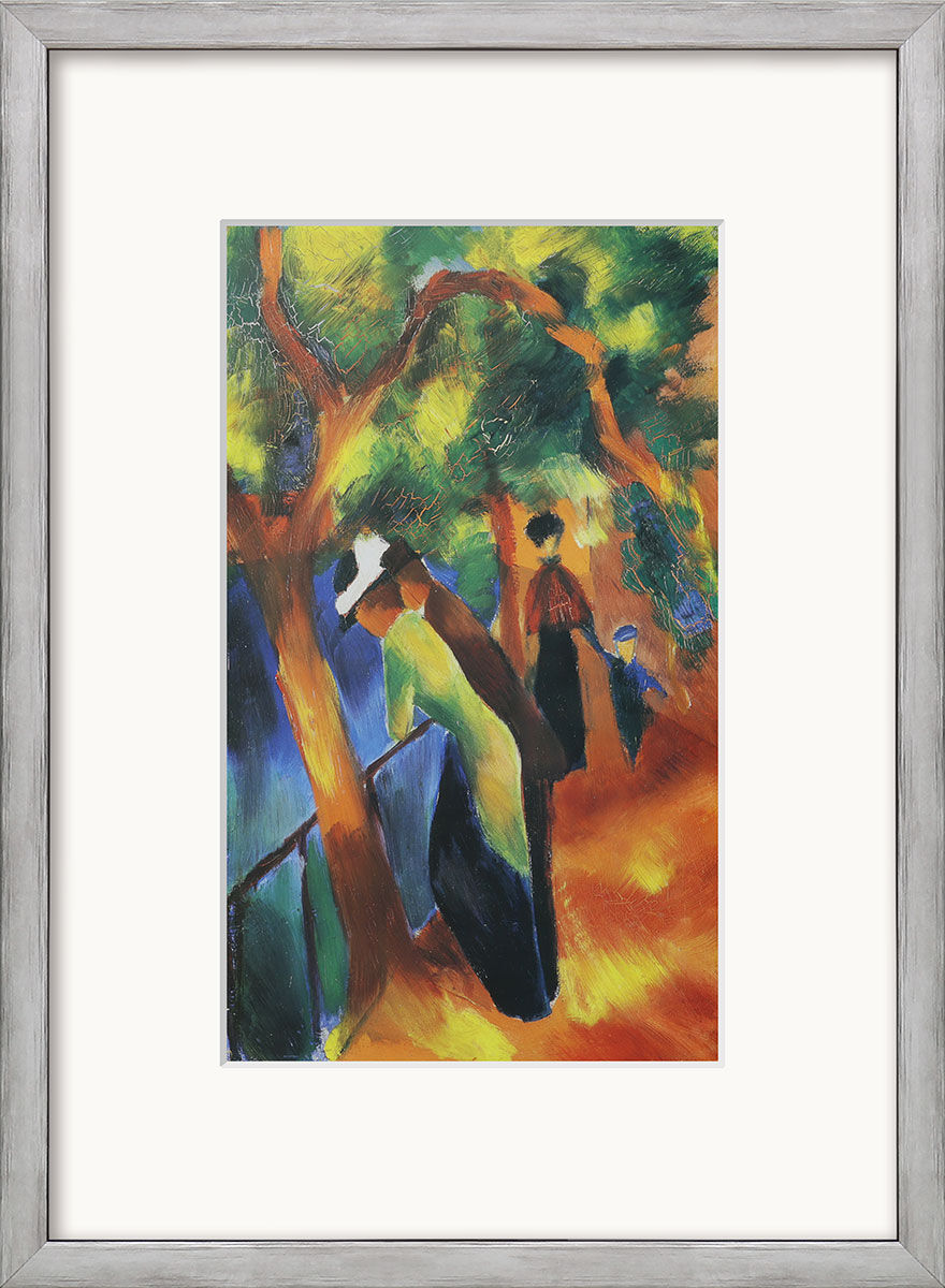 Quadro "Sentiero del sole" (1913), incorniciato di August Macke