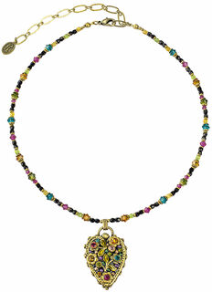 Necklace "Multi Flower Crystal"