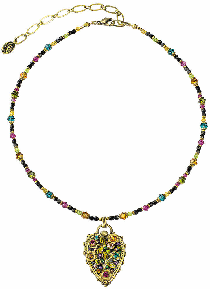 Necklace "Multi Flower Crystal" by Michal Golan