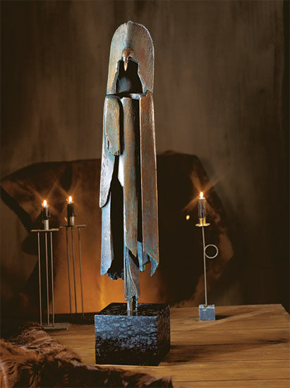 Sculpture "The Shaman", bronze by Dieter Finke