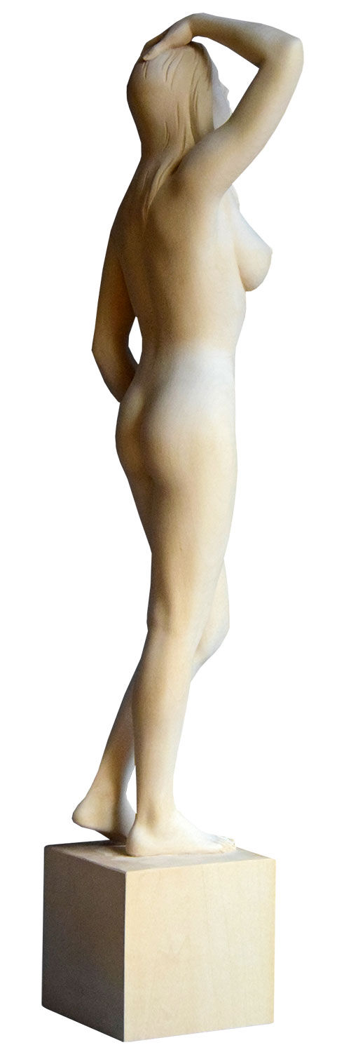 Wooden sculpture "Il Bagno" (2026) (Original / Unique piece) by Richard Senoner