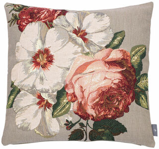 Cushion cover "Peonia", beige version
