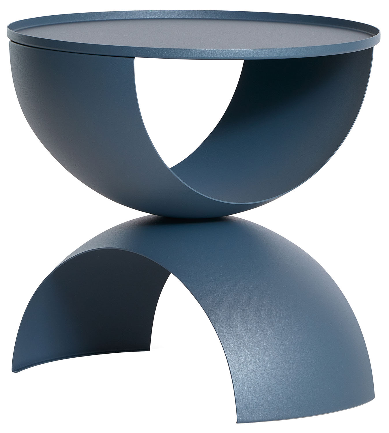 Sidebord "BOW BOW", mørkeblå version af Frederik Roijé Design
