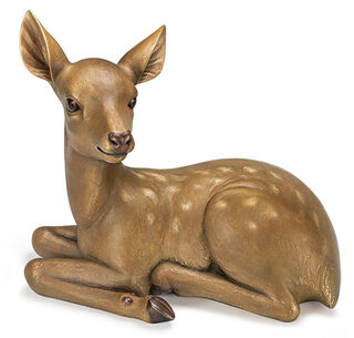 Garden sculpture "Fawn", bronze