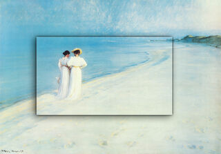 Picture "Summer Evening at Skagen - The Walk on the Beach" (1893), Dimension 2