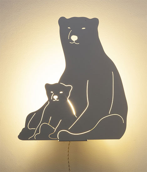 Stolní/nástěnná lampa "Lední medvědi" od Goodnight Light