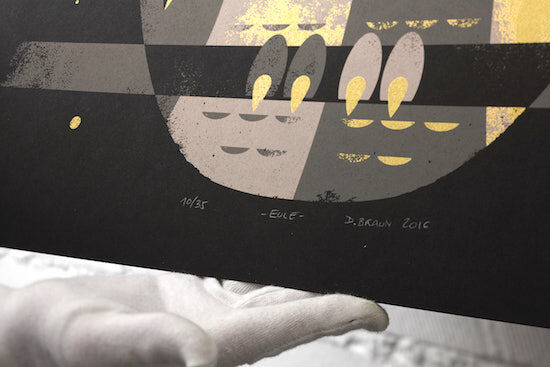 Bild "Uggla" (2016) av Dieter Braun