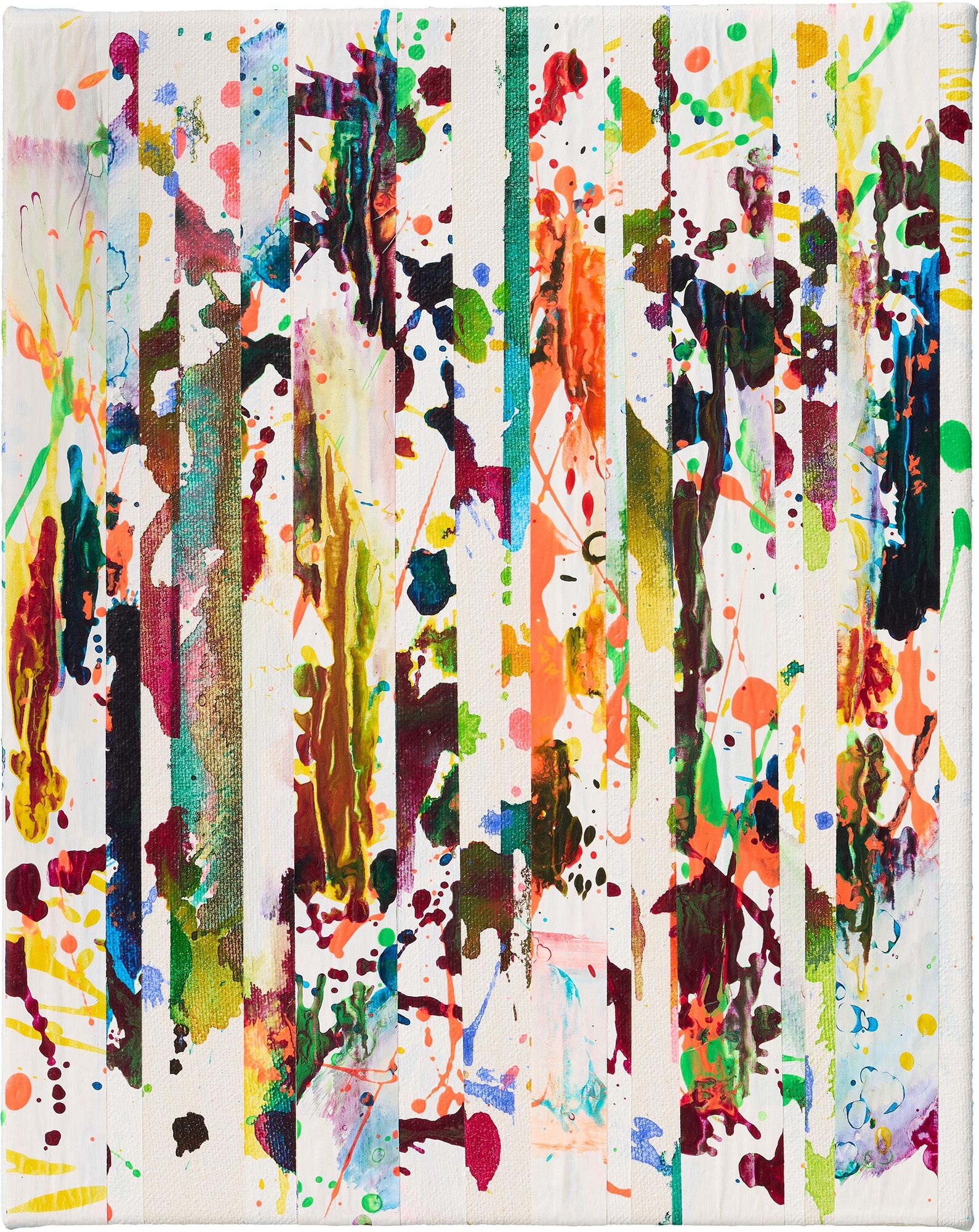 Bild "Dropping Line shining color and space #1" (2025) (Unikat) von Ruri Matsumoto