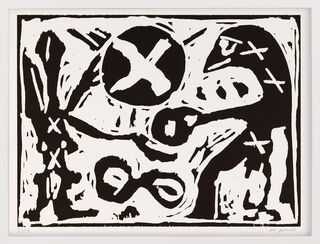 Tableau "Give Me (There You Have It)" (1991) von A. R. Penck