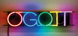 Wall object "OGOD (multicolour)" (2023) by Albert Hien