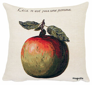 Cushion cover "Ceci n'est pas une pomme"
