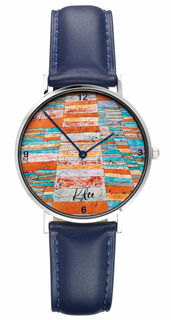 Artist's wristwatch "Klee - Highway and Byways"
