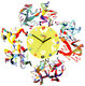 Reloj de pared "Disco Time" de David Gerstein