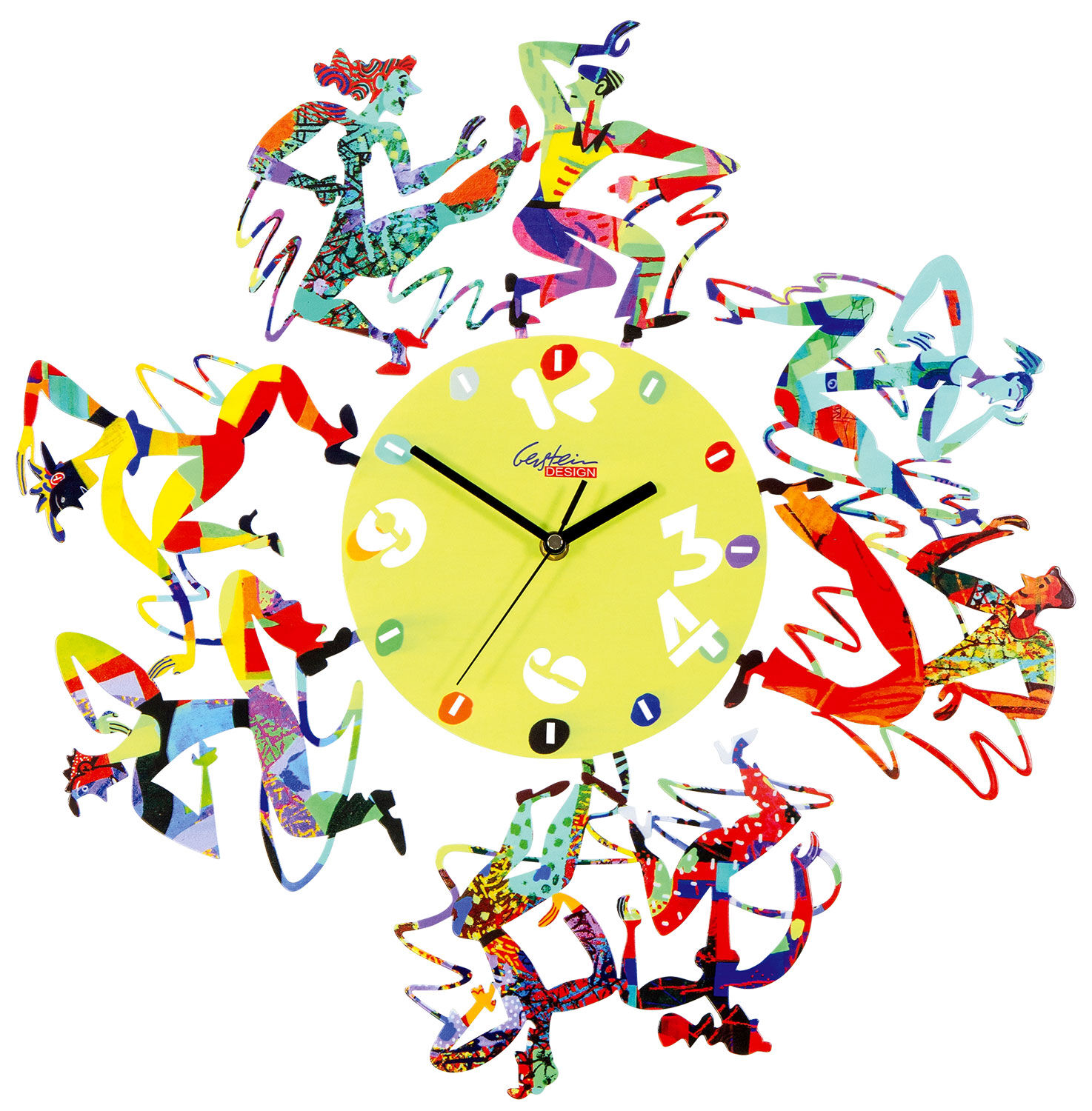 Reloj de pared "Disco Time" de David Gerstein