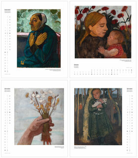 Artist calendar 2023 by Paula Modersohn-Becker