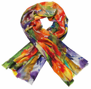 Scarf / Shawl "Dance of Colours"