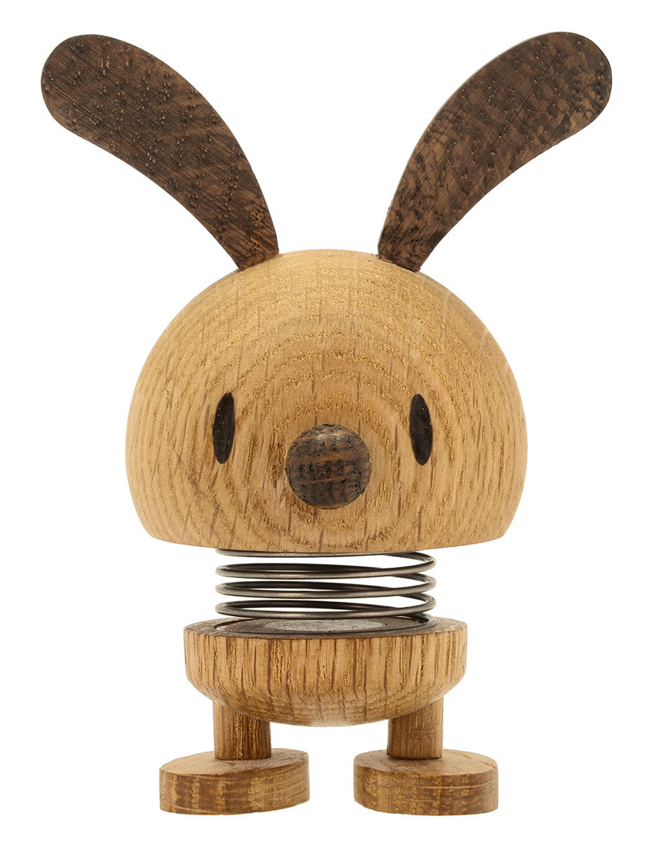 Decoratief object "Bunny", hout naturelkleurig - Ontwerp Gustav Ehrenreich van Hoptimist