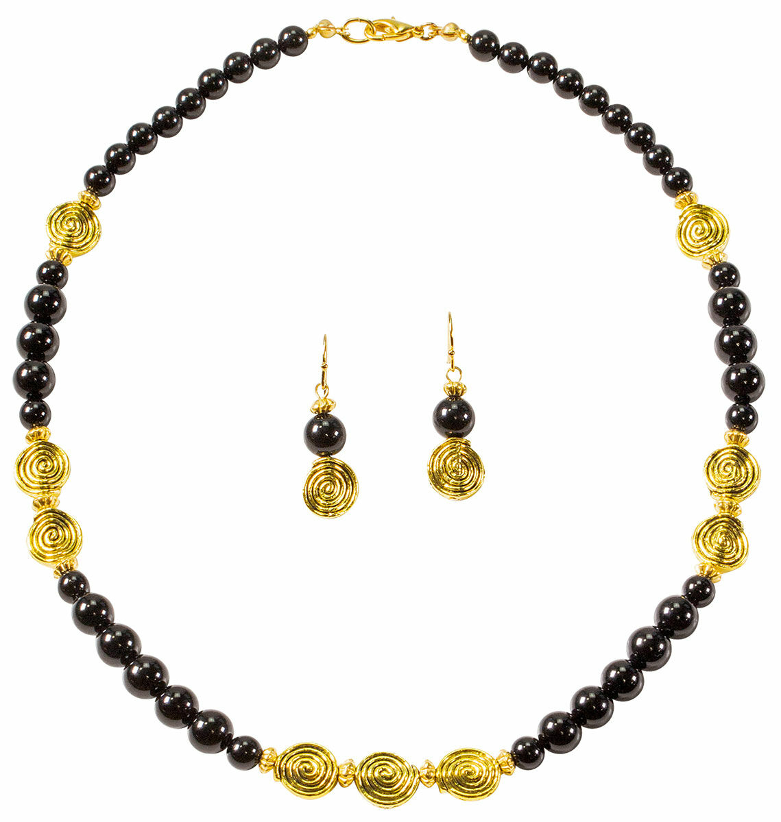 Pearl jewellery set "Margarethe" - after Gustav Klimt