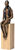 Scultura "Nuotatore II", bronzo su legno