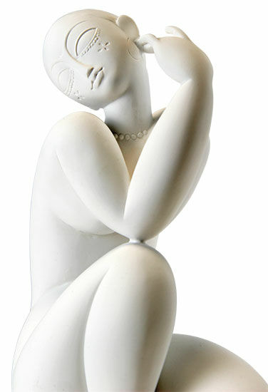 Sculptuur "Nu Féminin Assis" (1913), gegoten