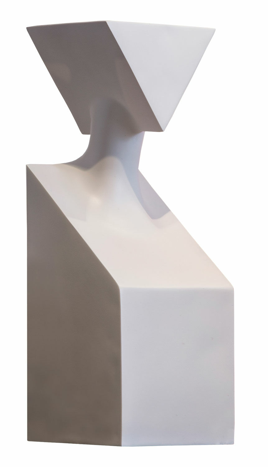 Sculpture "The Muses Thalia", white cast version by Renaat Ramon