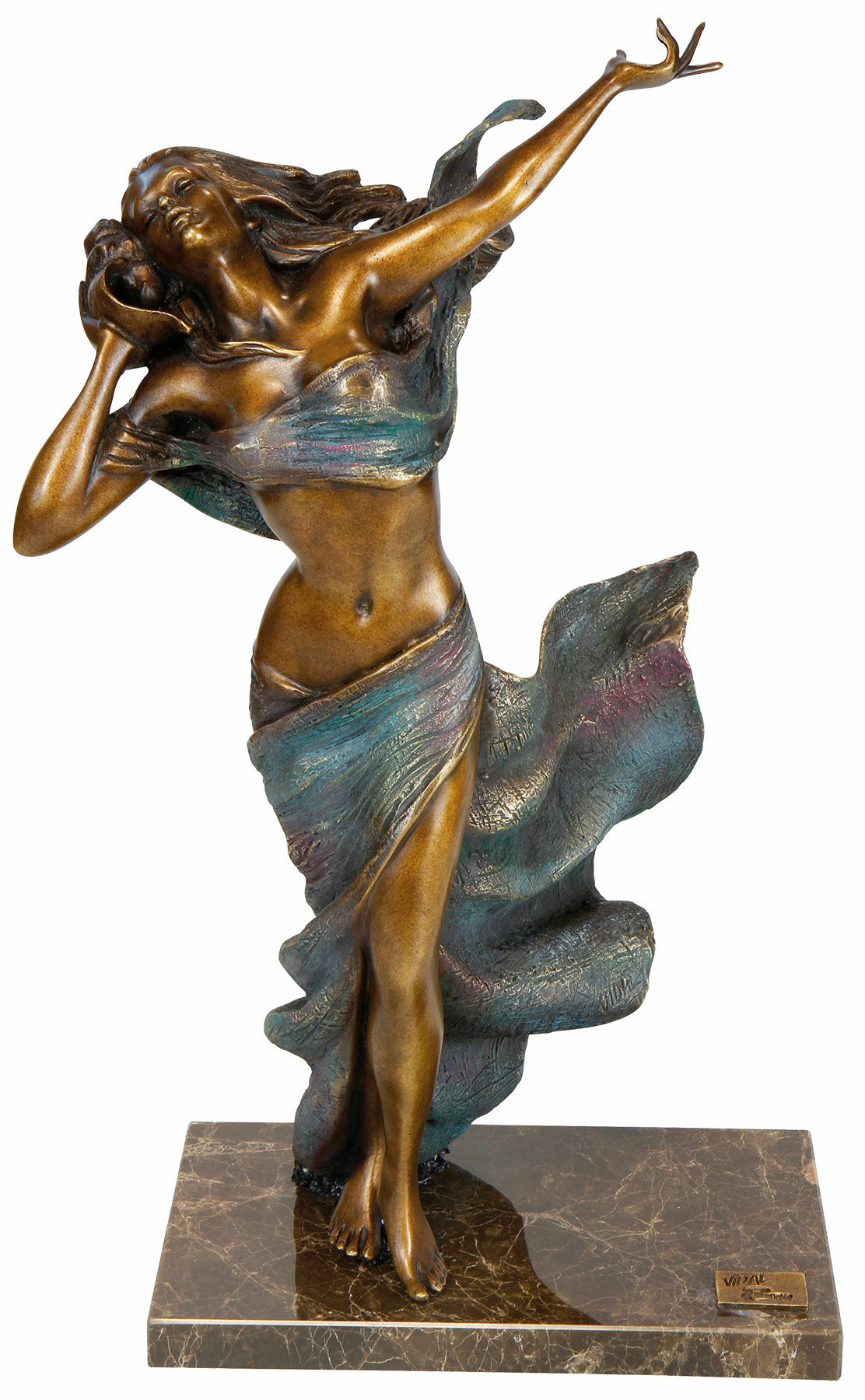 Skulptur "Sea Symphony", Bronze von Manel Vidal