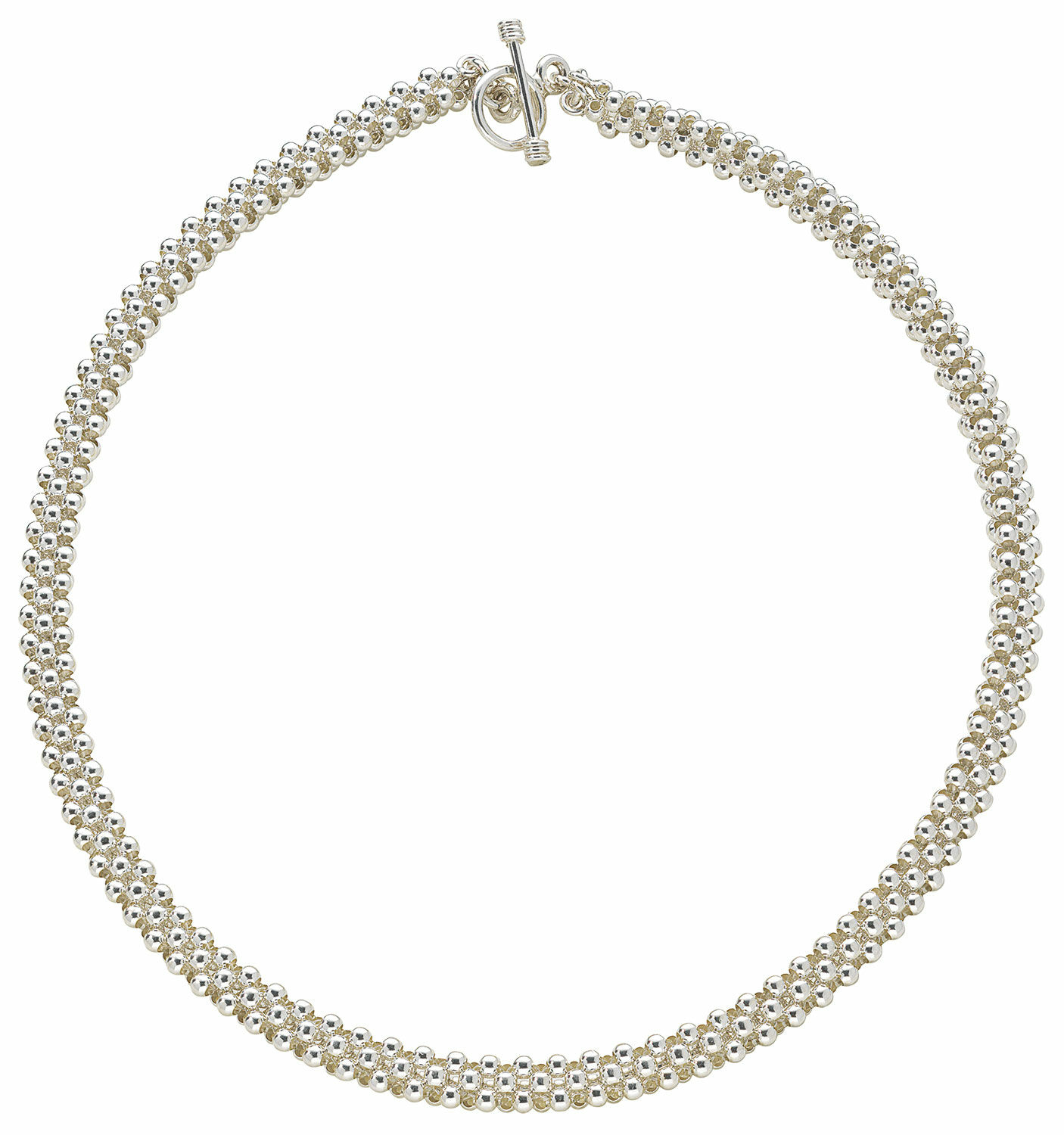 Necklace "Silver Drops"