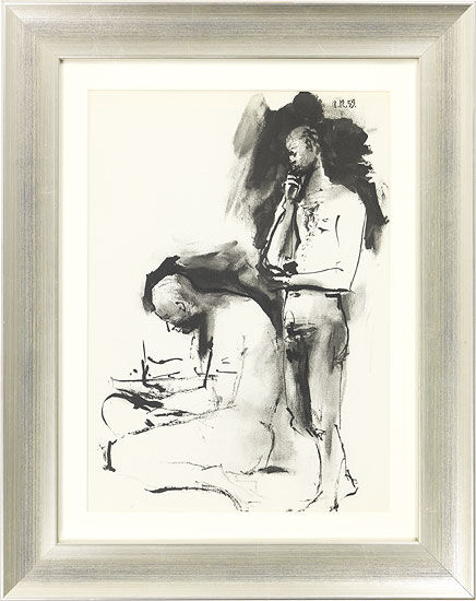 Picture "Untitled" (1953), framed by Pablo Picasso