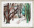 Bild "Winterlandschaft", gerahmt