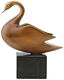 Skulptur "Schwan", Bronze von Falko Hamm