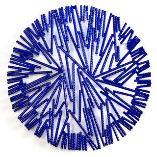 Wandobjekt "Fragment Round Ocean" (2025) (Unikat)