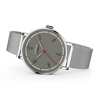 Bauhaus Walter Gropius-polshorloge „Dessau 1925“ – Made in Germany – Saffierglas – 38 mm