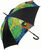 (887) Stick umbrella "Tropical Chinese"