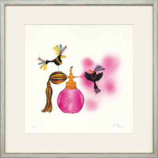 Picture "Fragrance Birds", framed by Michael Ferner