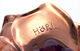 Sculpture "Rose" (2012), rose gold-plated version by Ottmar Hörl