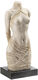 Sculpture "Drapery II", cast stone version by Willi Kissmer