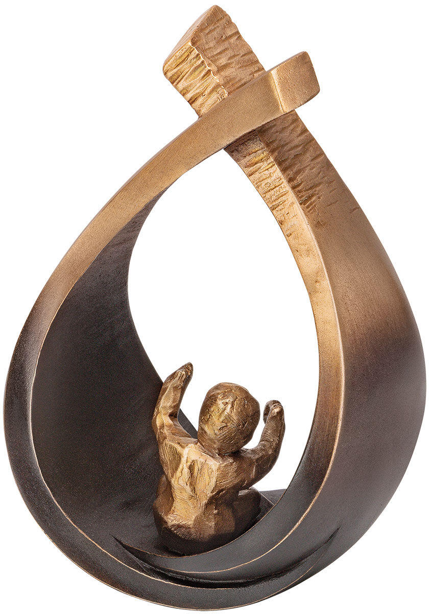 Skulptur "Geburt", Bronze