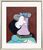 Picture "Woman with Straw Hat" (1936), framed
